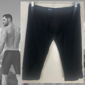 Knob's Mesh Overlay Bike Shorts XS Gently worn 50% cotton/45% nylon/5% spandex